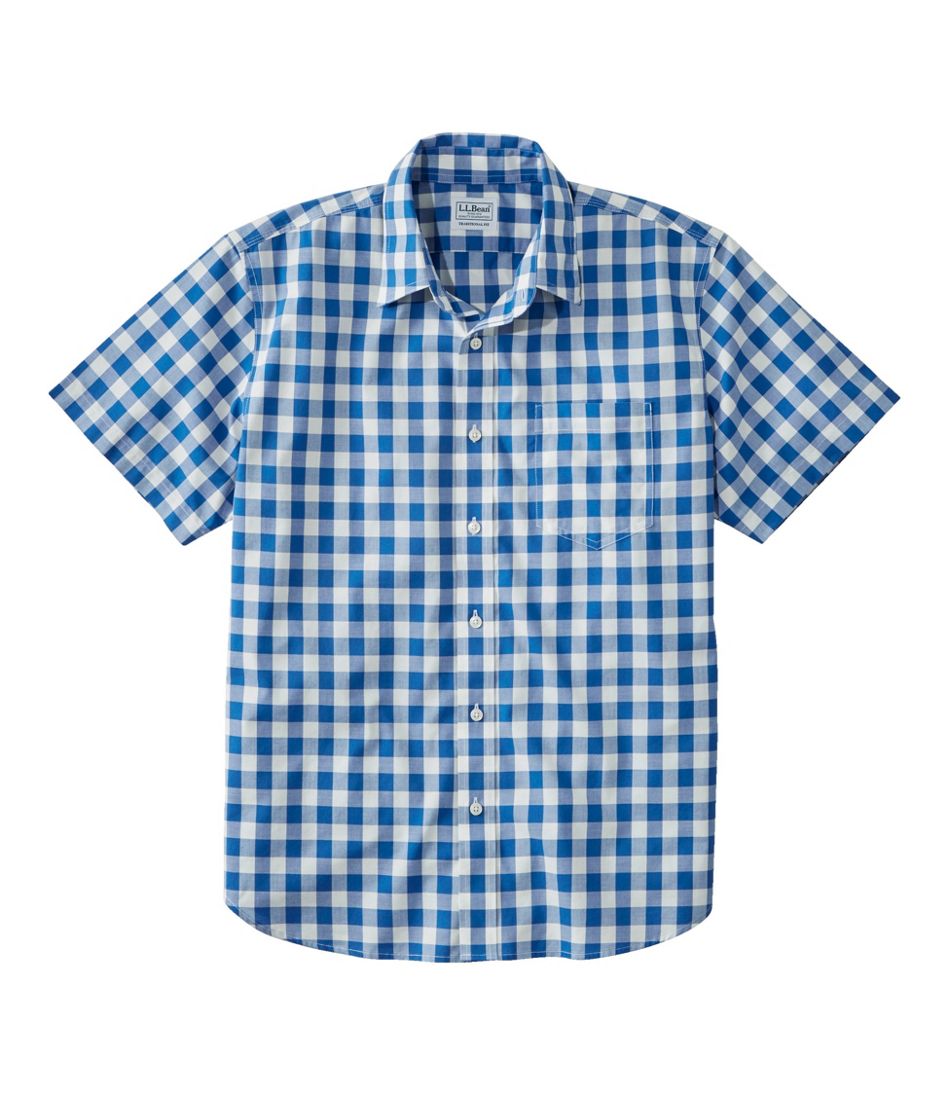 Men's Bean's Wrinkle-Free Everyday Shirt, Traditional Untucked Fit, Plaid, Short-Sleeve | L.L.Bean Featured