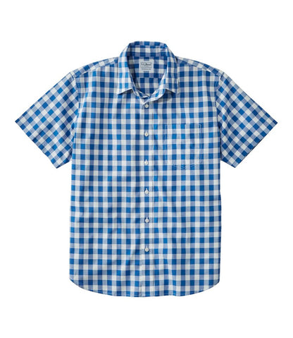 Men's Bean's Wrinkle-Free Everyday Shirt, Traditional Untucked Fit, Plaid, Short-Sleeve | L.L.Bean Featured