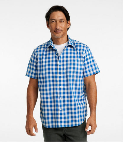 Men's Bean's Wrinkle-Free Everyday Shirt, Traditional Untucked Fit, Plaid, Short-Sleeve | L.L.Bean Featured