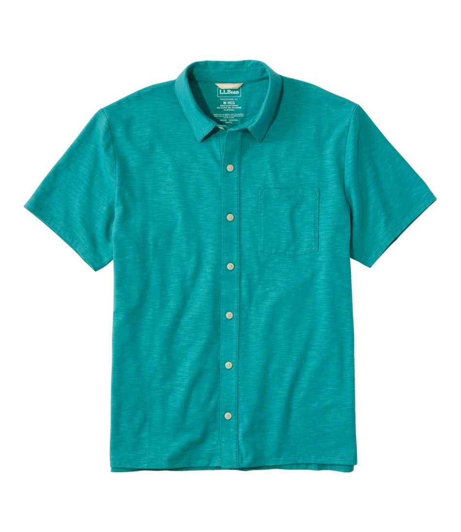 Men's Lakewashed Performance Shirts, Button-Front Shirt, Short-Sleeve | L.L.Bean Best Seller
