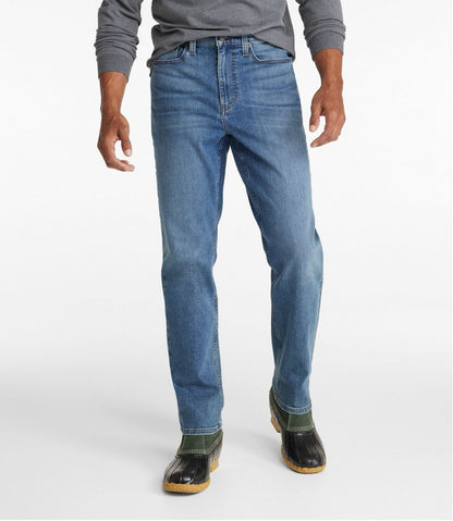 Men's BeanFlex® Jeans, Classic Fit, Straight Leg | L.L.Bean Signature