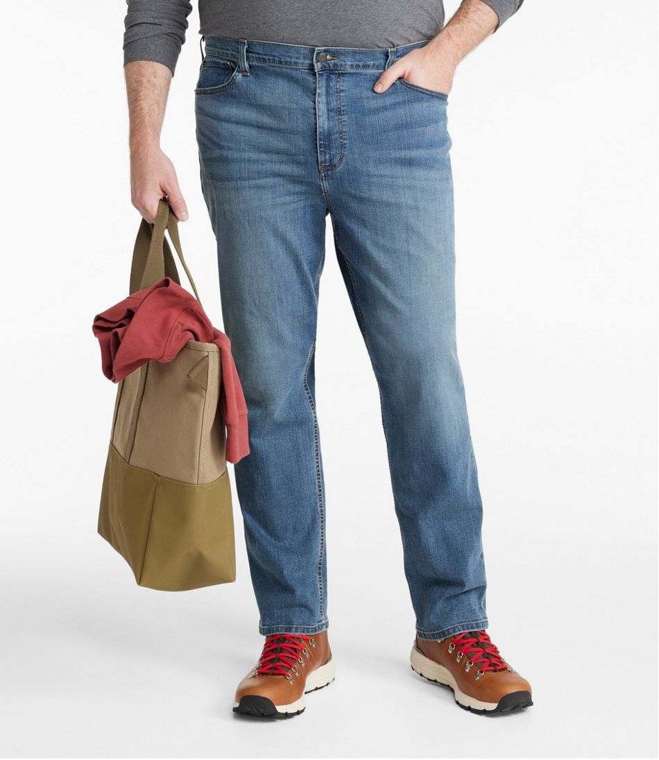 Men's BeanFlex® Jeans, Classic Fit, Straight Leg | L.L.Bean Signature