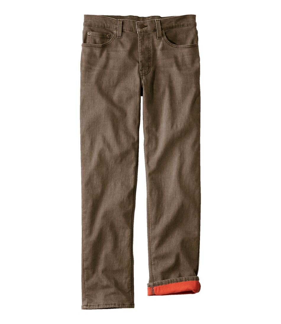 Men's BeanFlex® Jeans, Standard Athletic Fit, Fleece-Lined | L.L.Bean Featured