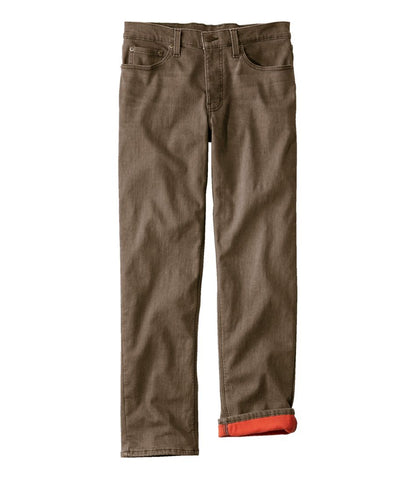 Men's BeanFlex® Jeans, Standard Athletic Fit, Fleece-Lined | L.L.Bean Featured