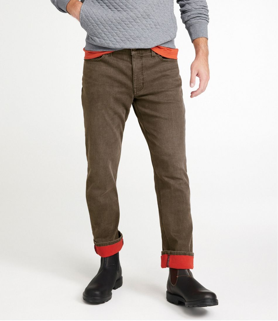 Men's BeanFlex® Jeans, Standard Athletic Fit, Fleece-Lined | L.L.Bean Featured