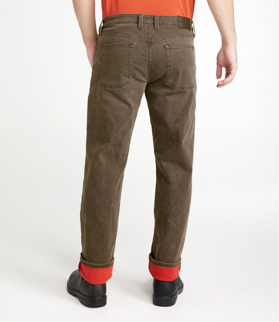 Men's BeanFlex® Jeans, Standard Athletic Fit, Fleece-Lined | L.L.Bean Featured