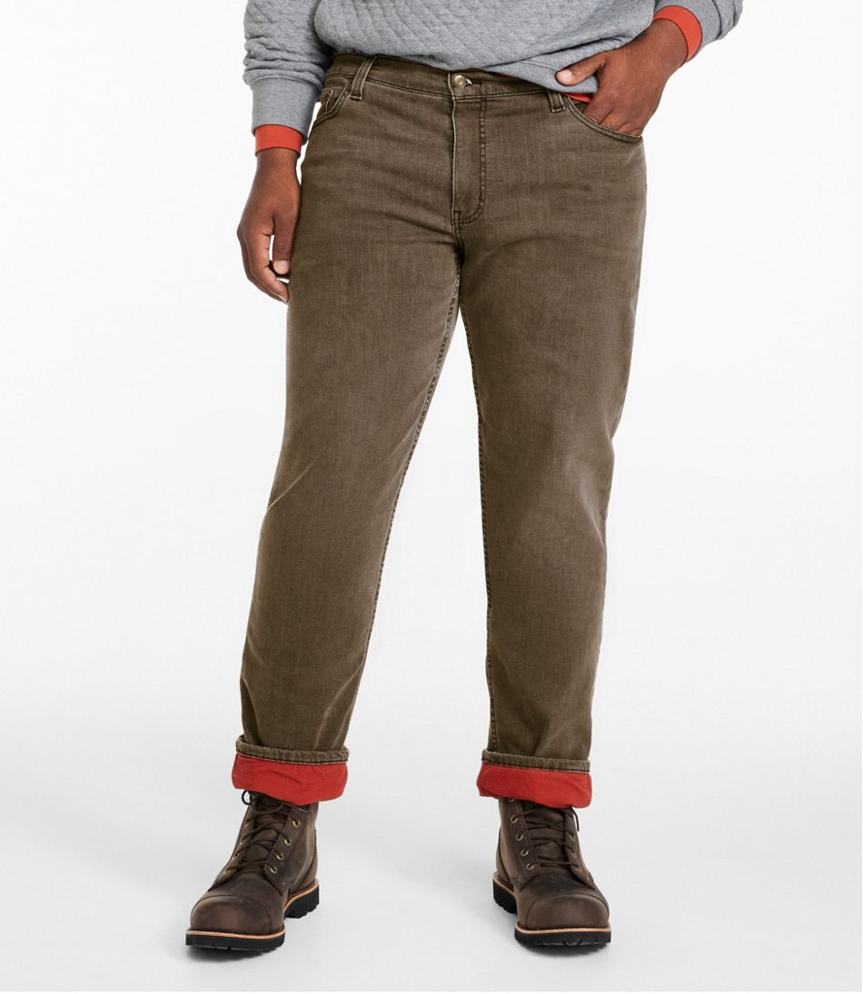 Men's BeanFlex® Jeans, Standard Athletic Fit, Fleece-Lined | L.L.Bean Featured