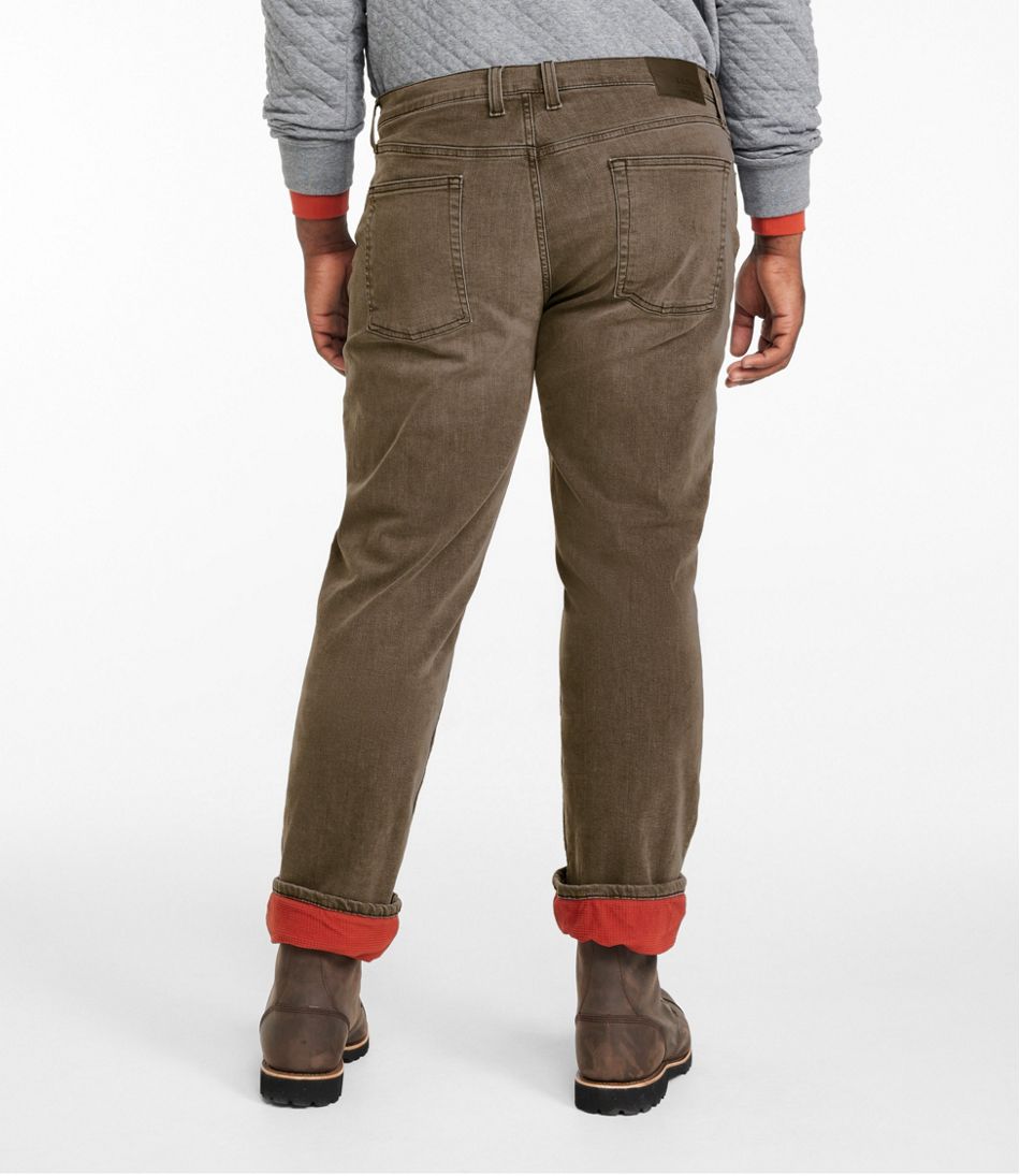 Men's BeanFlex® Jeans, Standard Athletic Fit, Fleece-Lined | L.L.Bean Featured