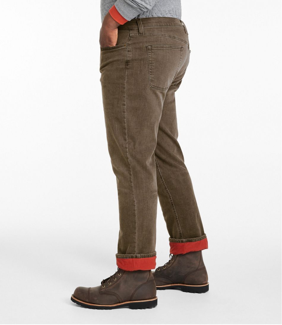 Men's BeanFlex® Jeans, Standard Athletic Fit, Fleece-Lined | L.L.Bean Featured