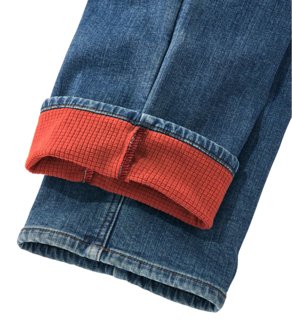 Men's BeanFlex® Jeans, Standard Athletic Fit, Fleece-Lined | L.L.Bean Featured