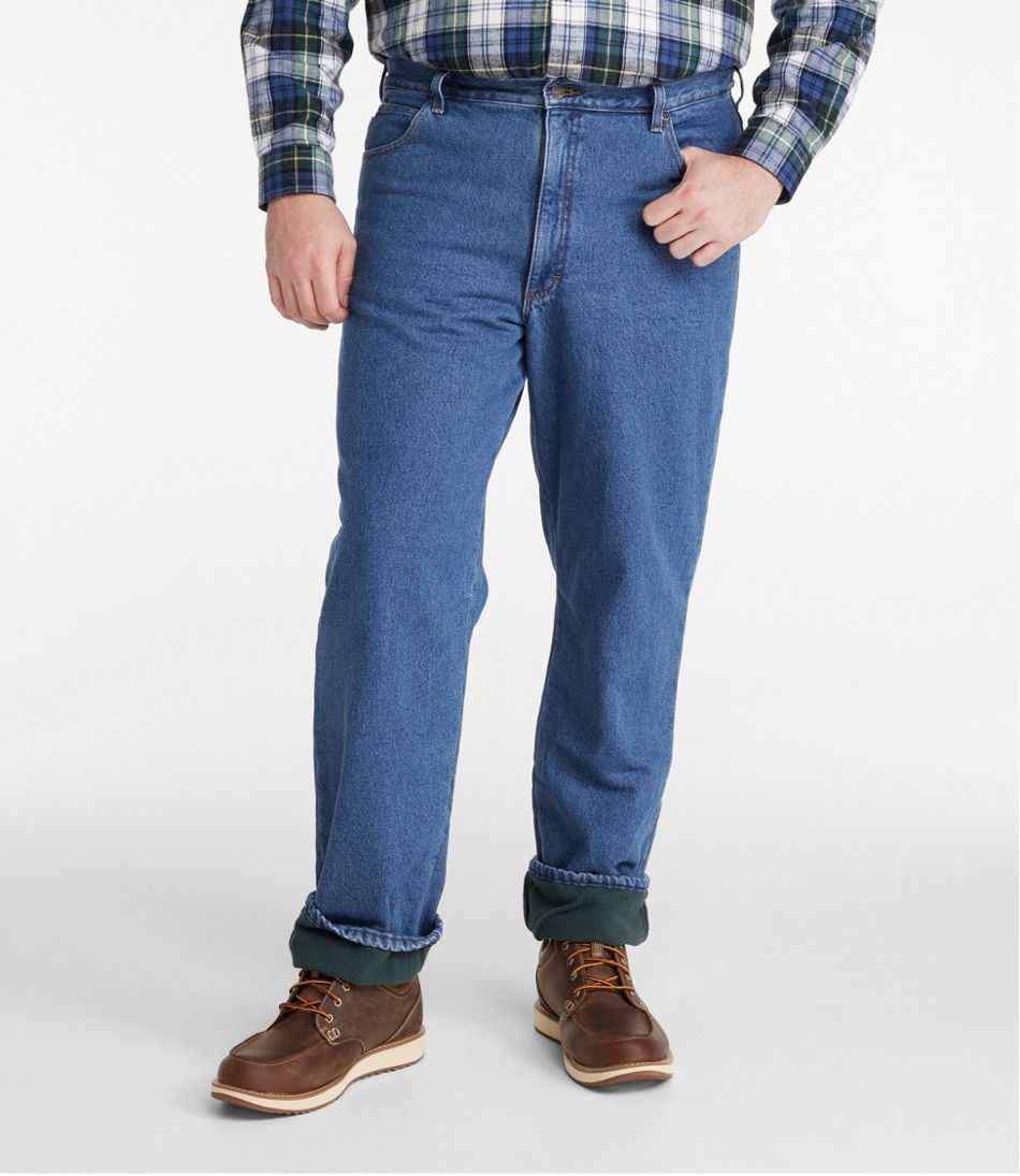 Men's Double L® Jeans, Classic Fit, Fleece-Lined | L.L.Bean Exclusive