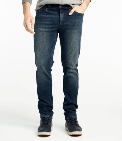 Men's Signature Five-Pocket Jeans with Stretch, Slim Straight | L.L.Bean Latest