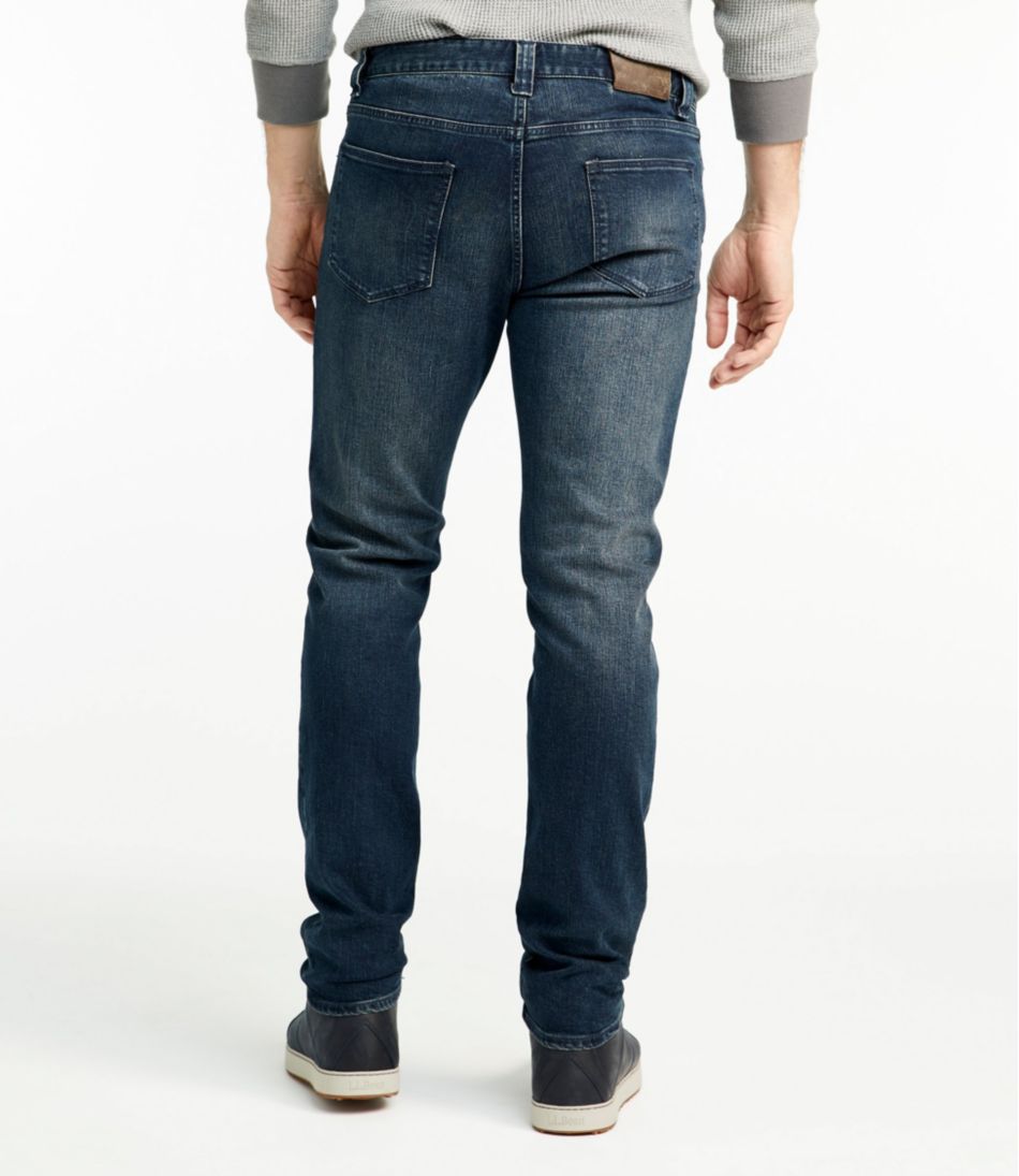Men's Signature Five-Pocket Jeans with Stretch, Slim Straight | L.L.Bean Latest