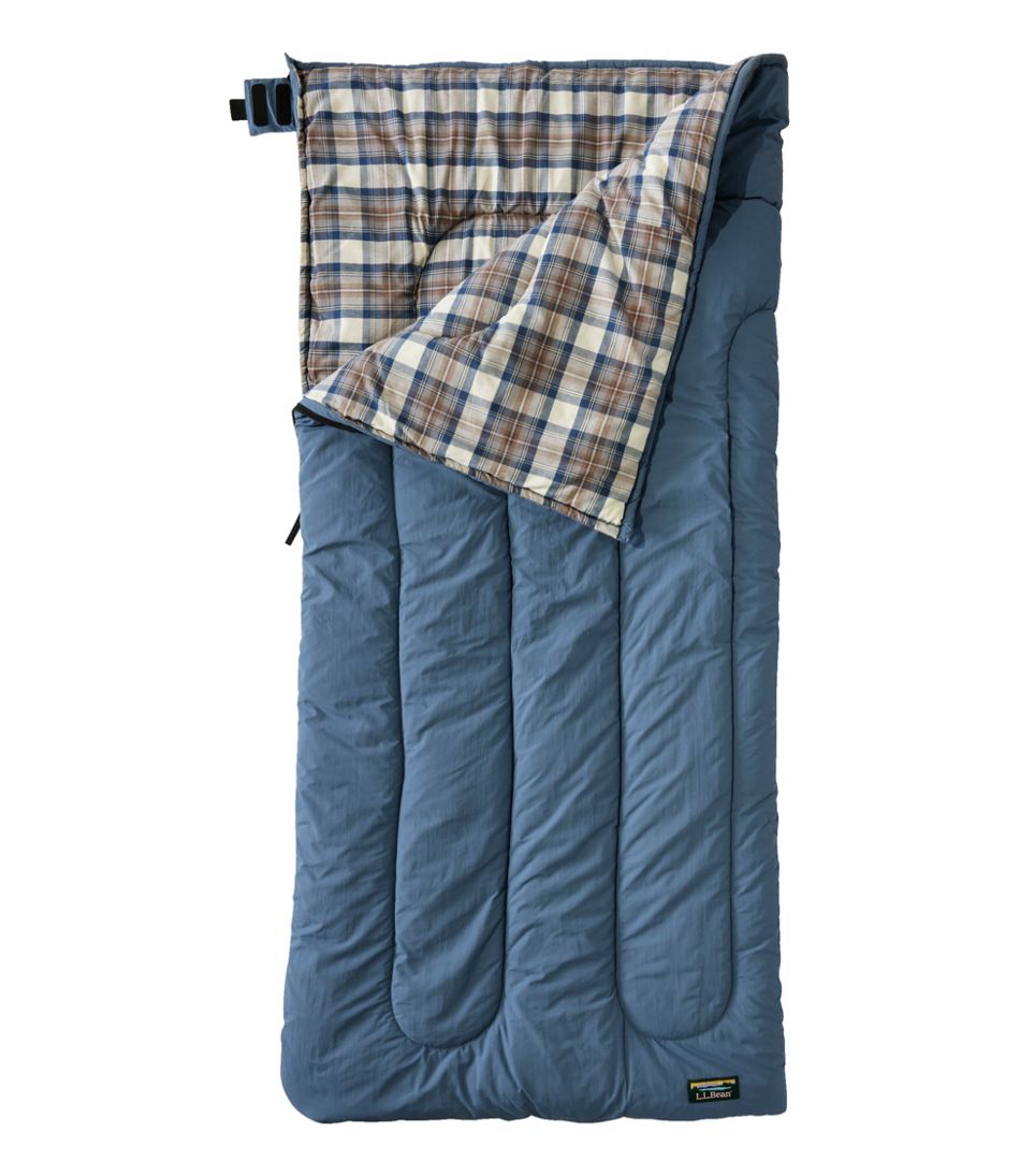 L.L.Bean Flannel Lined Camp Sleeping Bag, 40° | L.L.Bean Recommended