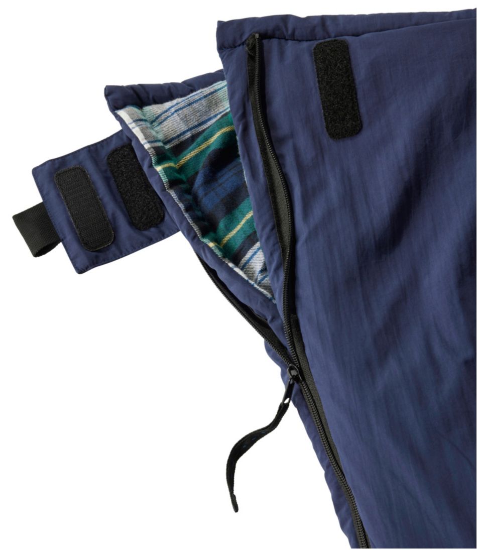 Adults' L.L.Bean Flannel Lined Camp Sleeping Bag, 20° | L.L.Bean Recommended