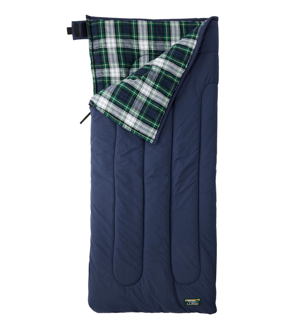 Kids' L.L.Bean Flannel Lined Camp Sleeping Bag, 40° | L.L.Bean Featured
