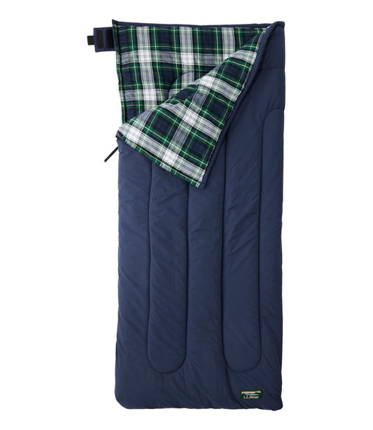 Kids' L.L.Bean Flannel Lined Camp Sleeping Bag, 40° | L.L.Bean Featured
