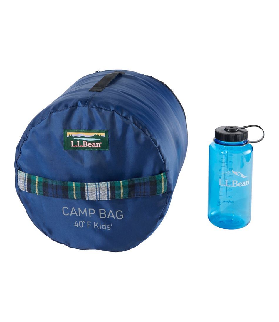 Kids' L.L.Bean Flannel Lined Camp Sleeping Bag, 40° | L.L.Bean Featured