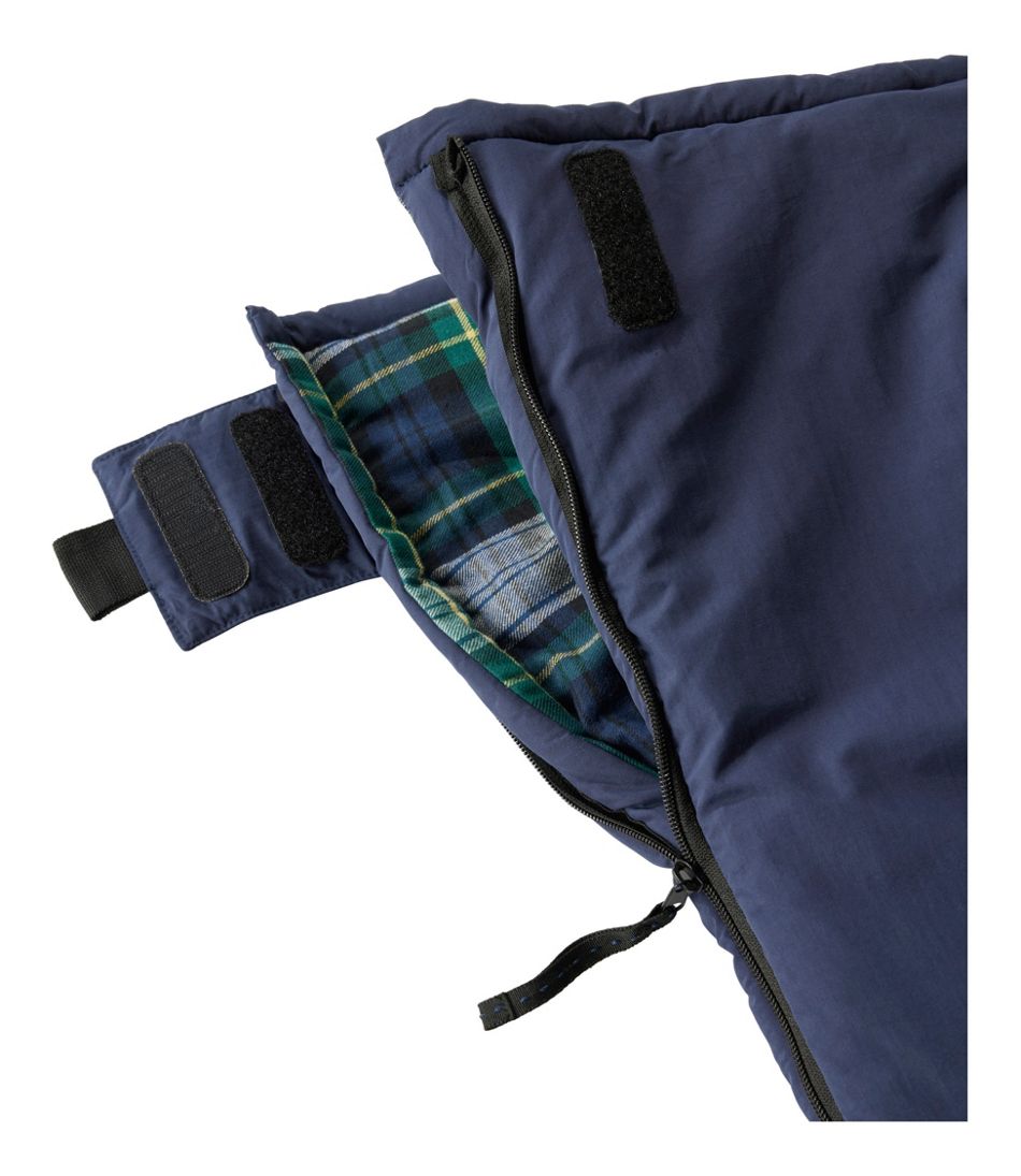 Kids' L.L.Bean Flannel Lined Camp Sleeping Bag, 40° | L.L.Bean Featured