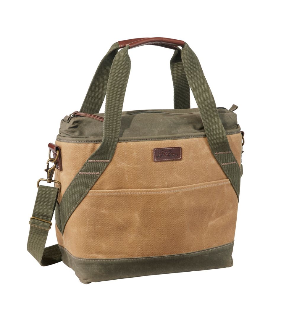 Insulated Waxed-Canvas Tote, Medium | L.L.Bean Classic