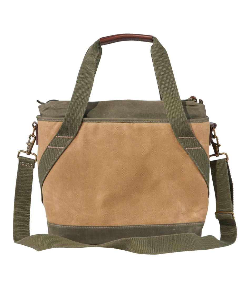 Insulated Waxed-Canvas Tote, Medium | L.L.Bean Classic