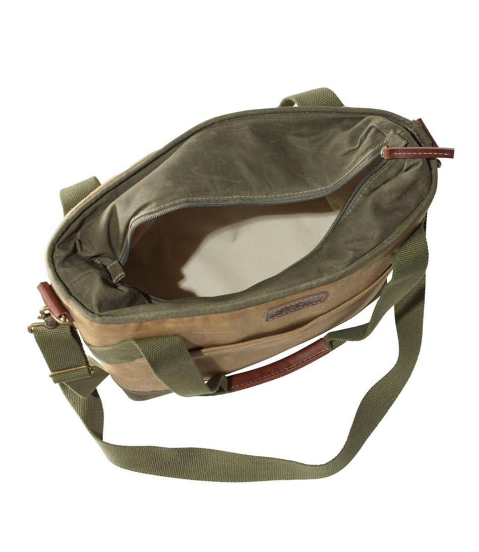 Insulated Waxed-Canvas Tote, Medium | L.L.Bean Classic