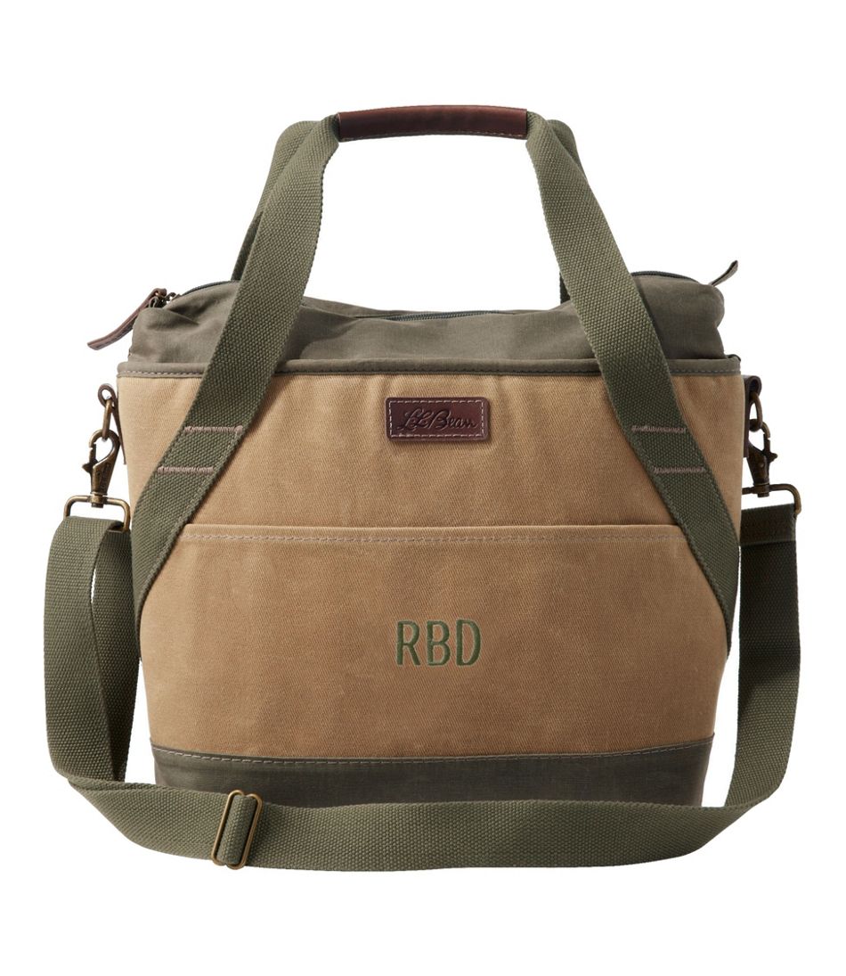 Insulated Waxed-Canvas Tote, Medium | L.L.Bean Classic