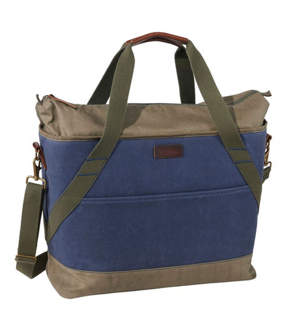 Insulated Waxed-Canvas Tote, Large | L.L.Bean Great Value