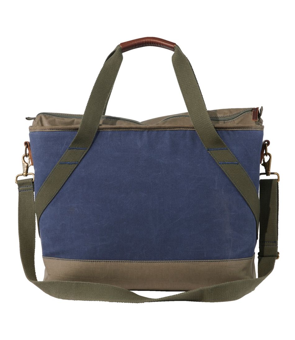 Insulated Waxed-Canvas Tote, Large | L.L.Bean Great Value