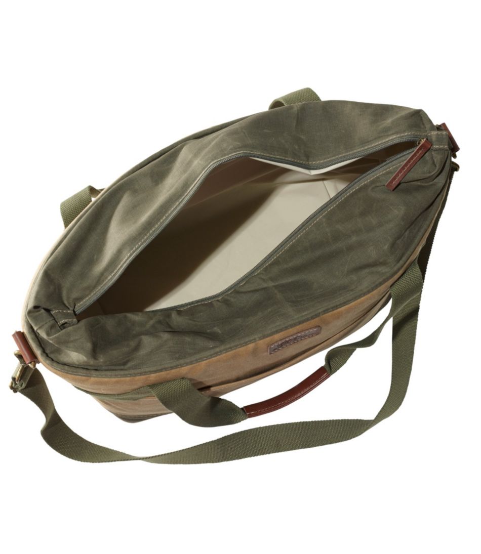 Insulated Waxed-Canvas Tote, Large | L.L.Bean Great Value