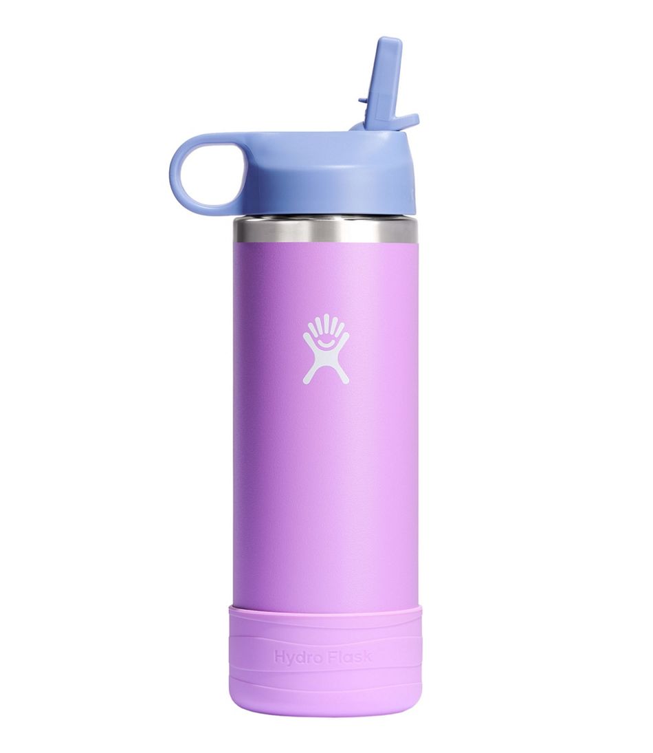 Kids' Hydro Flask Wide Mouth Straw Cap And Boot, 18 oz. | L.L.Bean Everyday