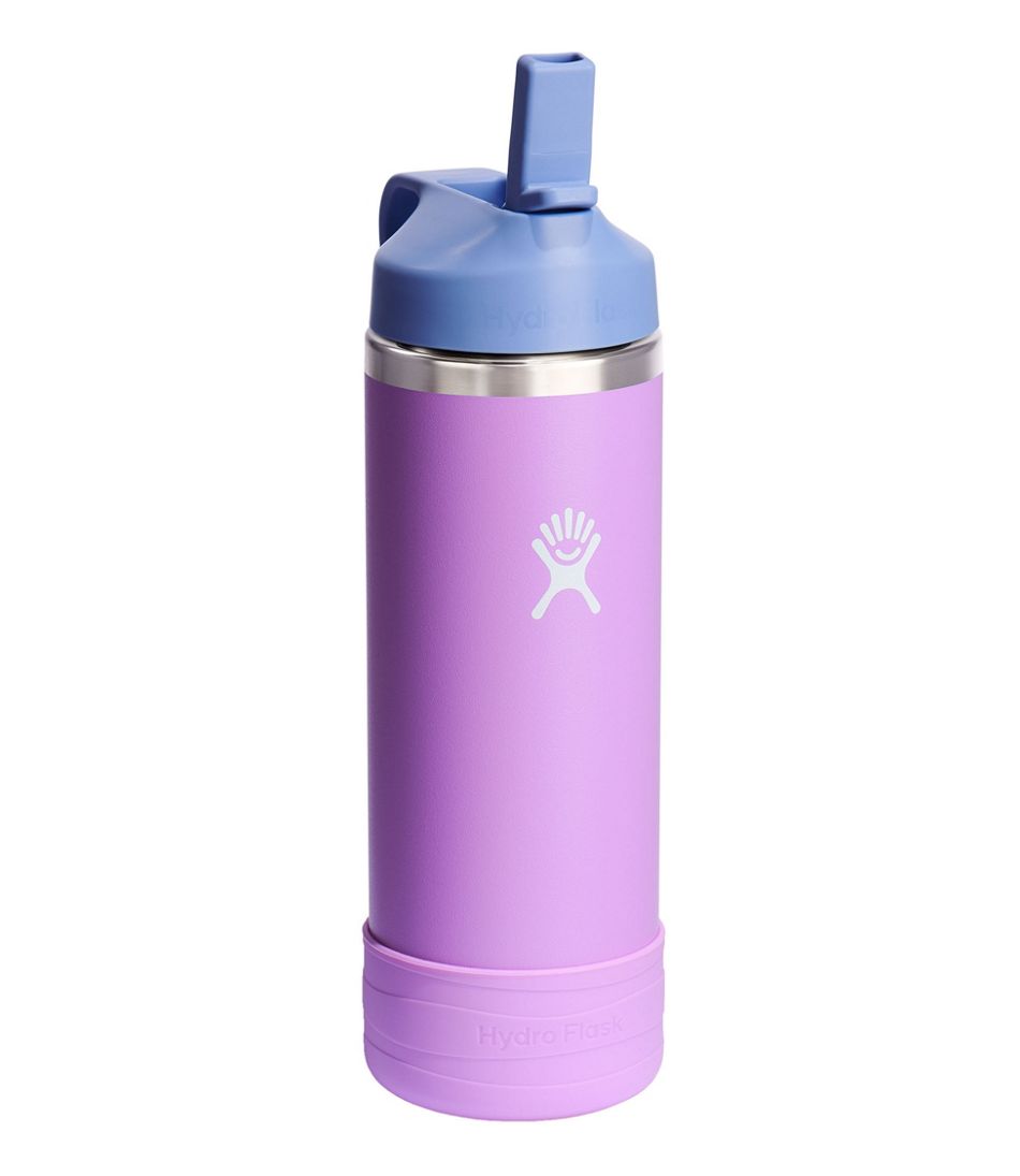 Kids' Hydro Flask Wide Mouth Straw Cap And Boot, 18 oz. | L.L.Bean Everyday