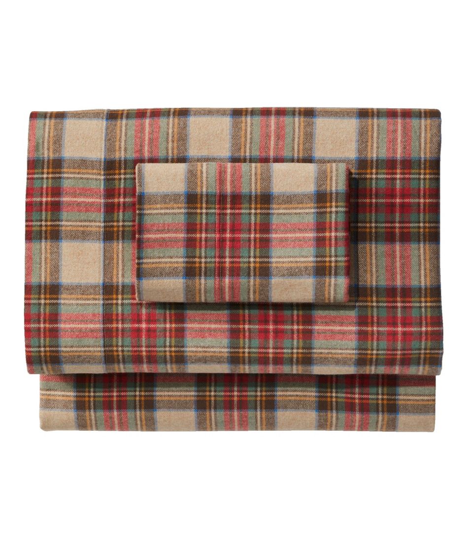 Heritage Chamois Flannel Sheet Collection, Plaid | L.L.Bean Featured