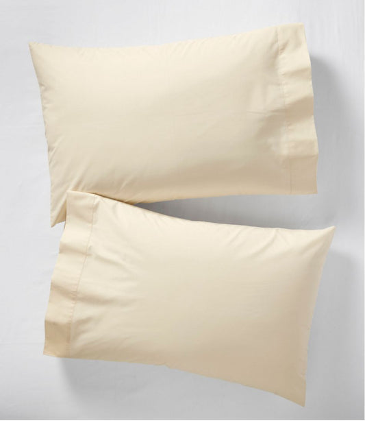 280-Thread-Count Pima Cotton Percale Pillowcases, Set of Two | L.L.Bean Popular