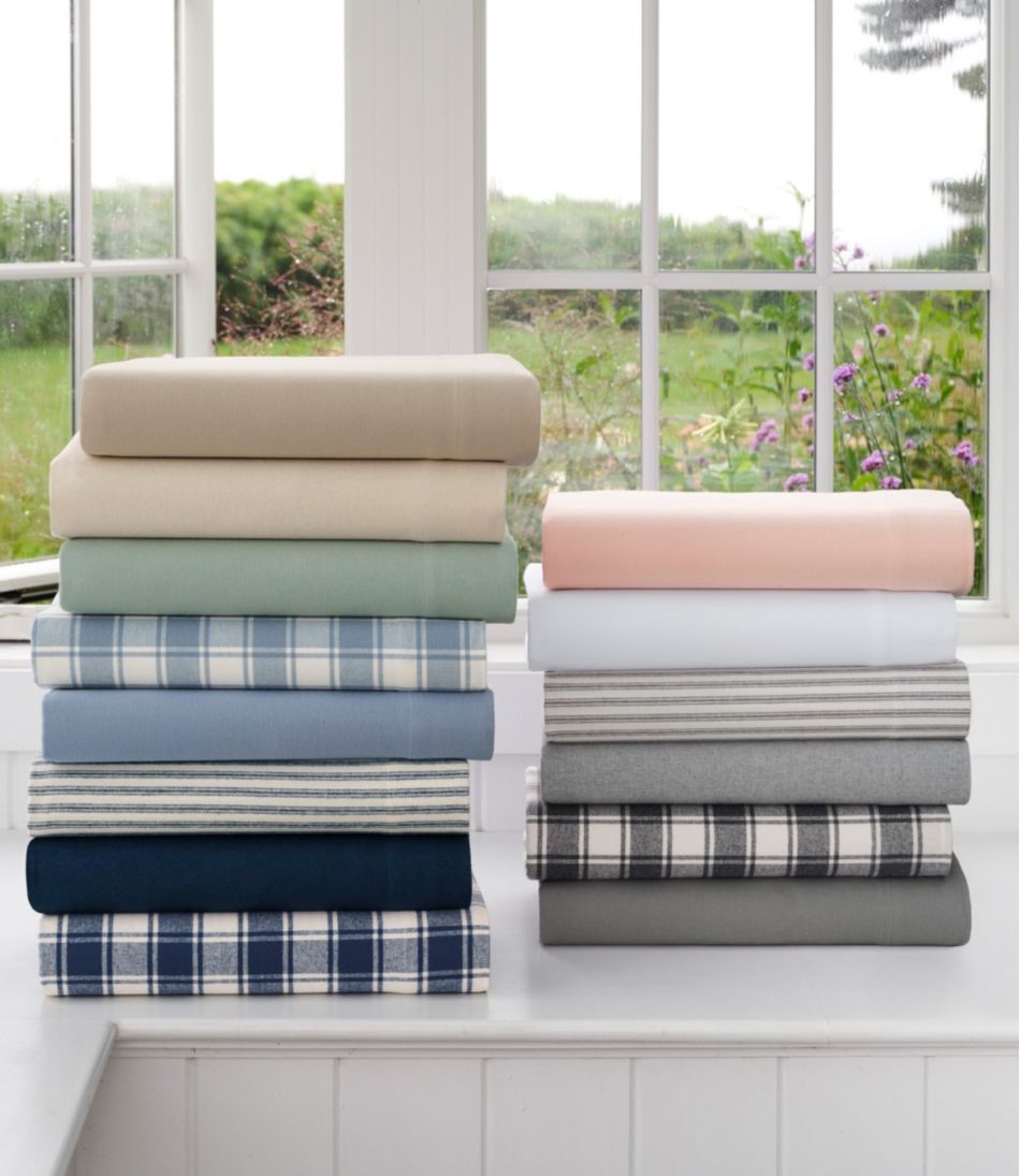 Ultrasoft Comfort Flannel Sheet, Fitted | L.L.Bean Best Seller