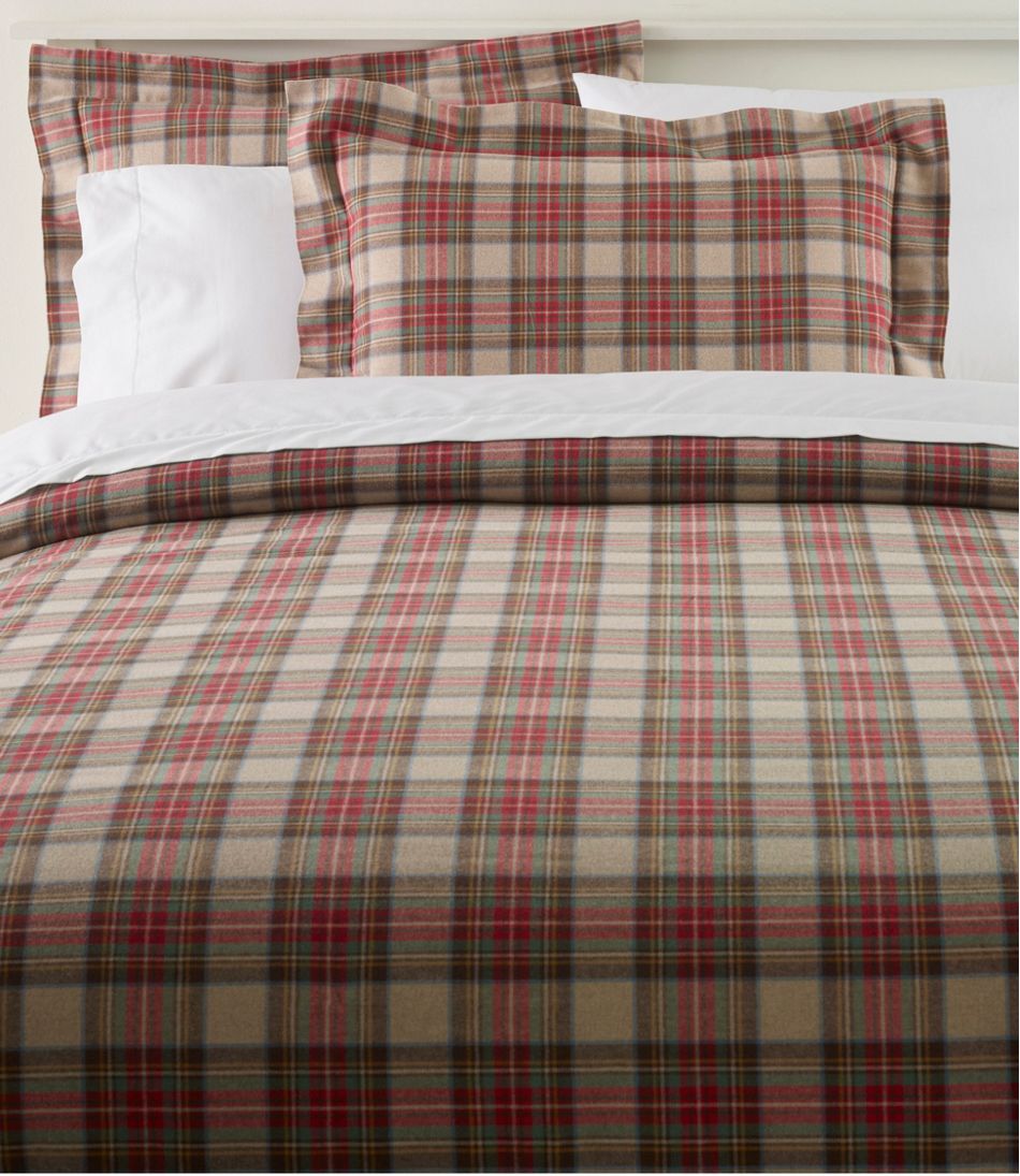 Heritage Chamois Flannel Comforter Cover Collection, Plaid | L.L.Bean Exclusive