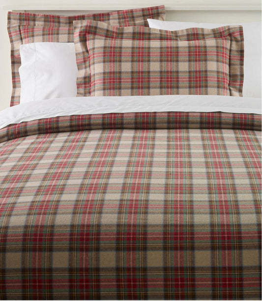 Heritage Chamois Flannel Comforter Cover Collection, Plaid | L.L.Bean Exclusive
