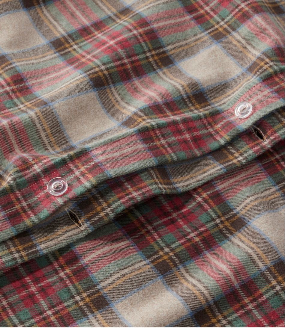 Heritage Chamois Flannel Comforter Cover Collection, Plaid | L.L.Bean Exclusive