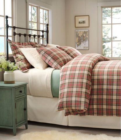 Heritage Chamois Flannel Comforter Cover Collection, Plaid | L.L.Bean Exclusive