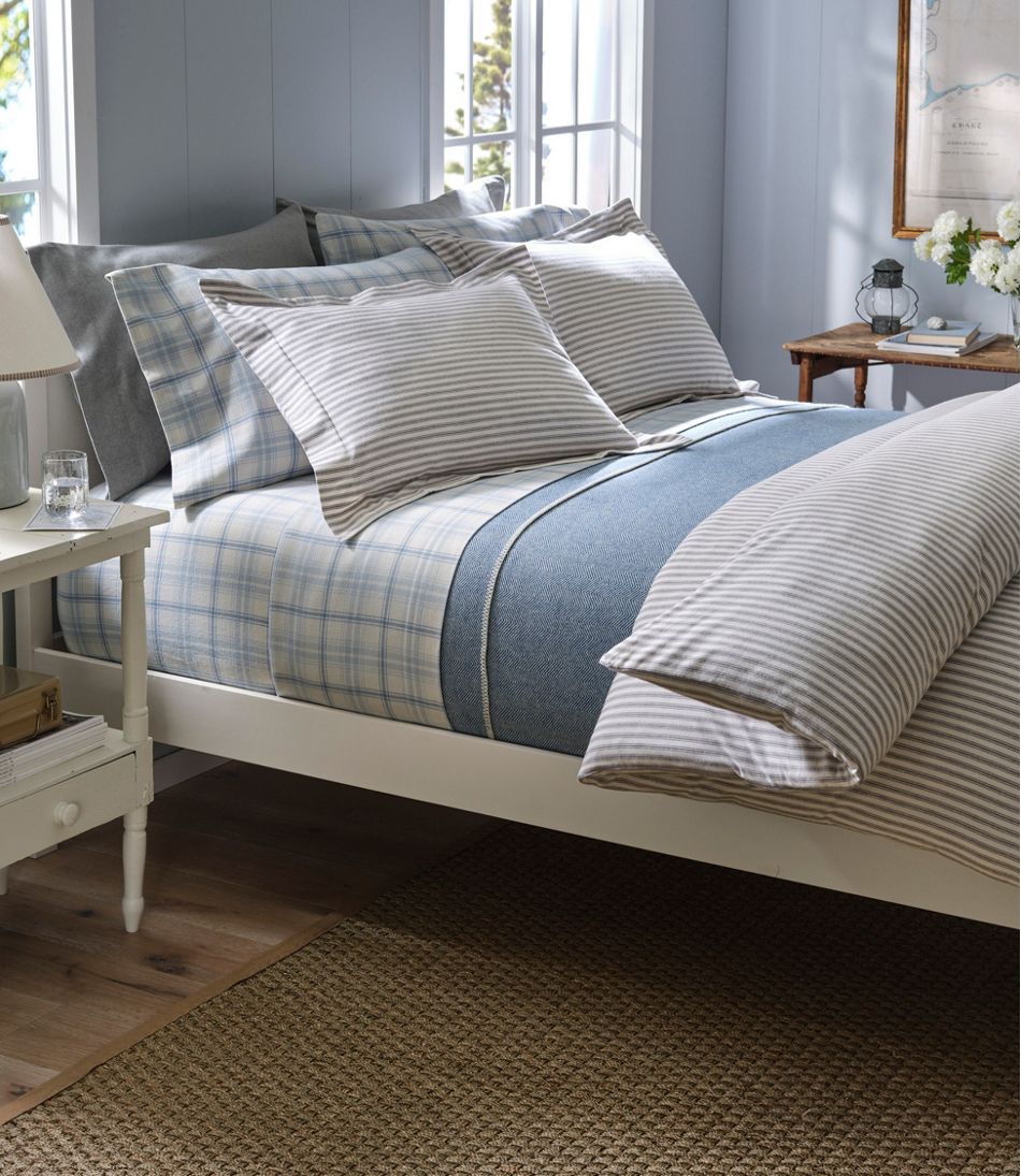 Ultrasoft Comfort Flannel Sheet Set, Plaid | L.L.Bean Signature