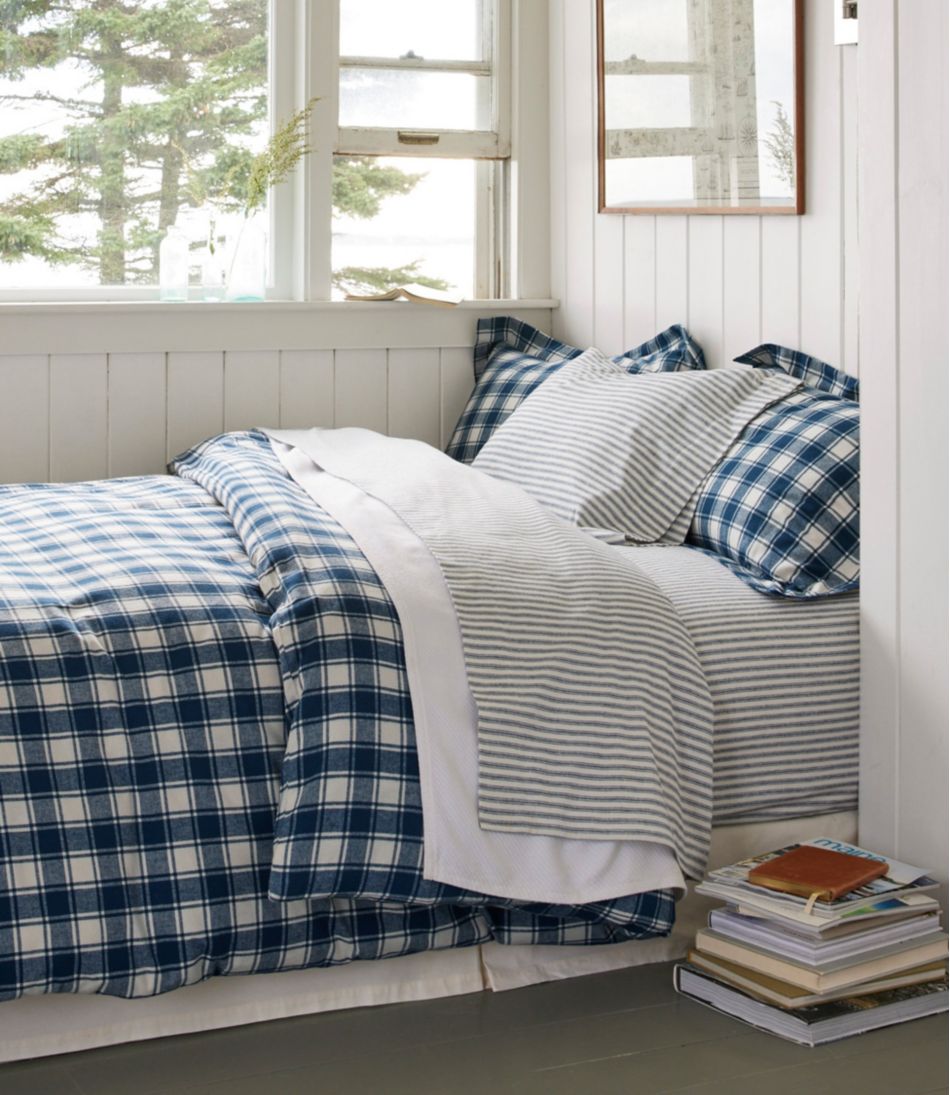 Ultrasoft Comfort Flannel Sheet Set, Stripe | L.L.Bean Classic