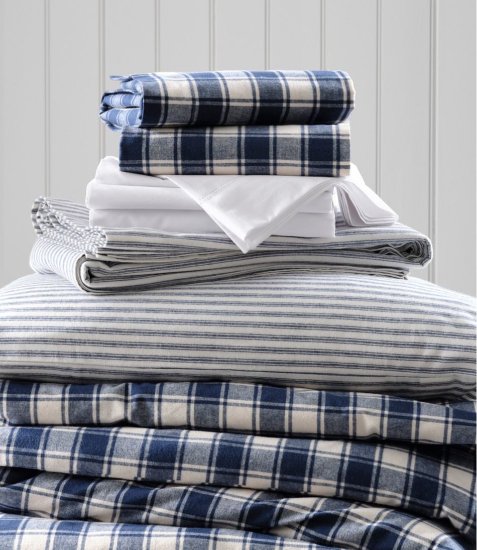 Ultrasoft Comfort Flannel Sheet Set, Stripe | L.L.Bean Classic