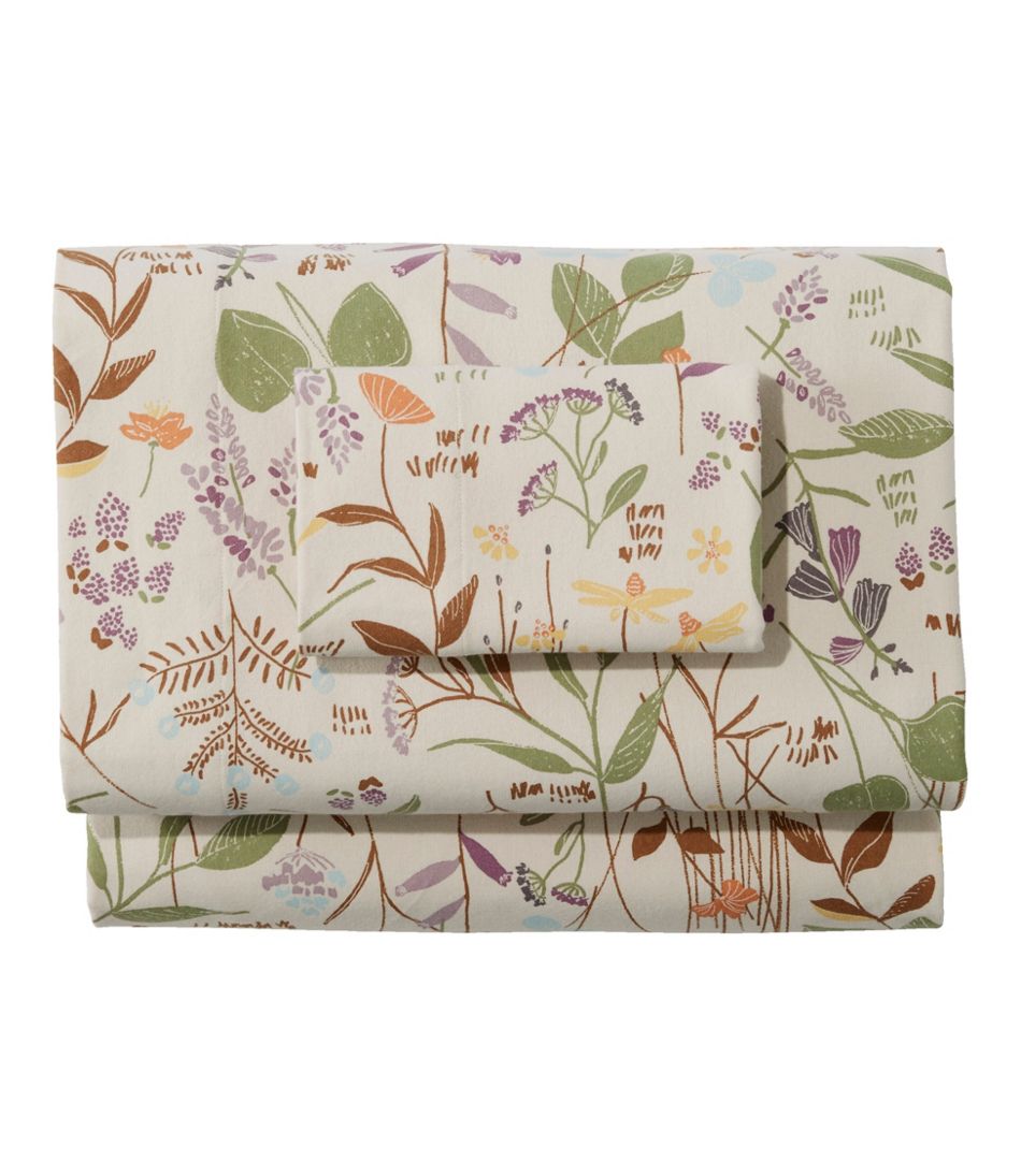 Birch Floral Flannel Sheet Collection | L.L.Bean Recommended