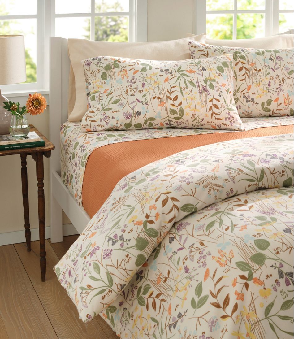 Birch Floral Flannel Sheet Collection | L.L.Bean Recommended