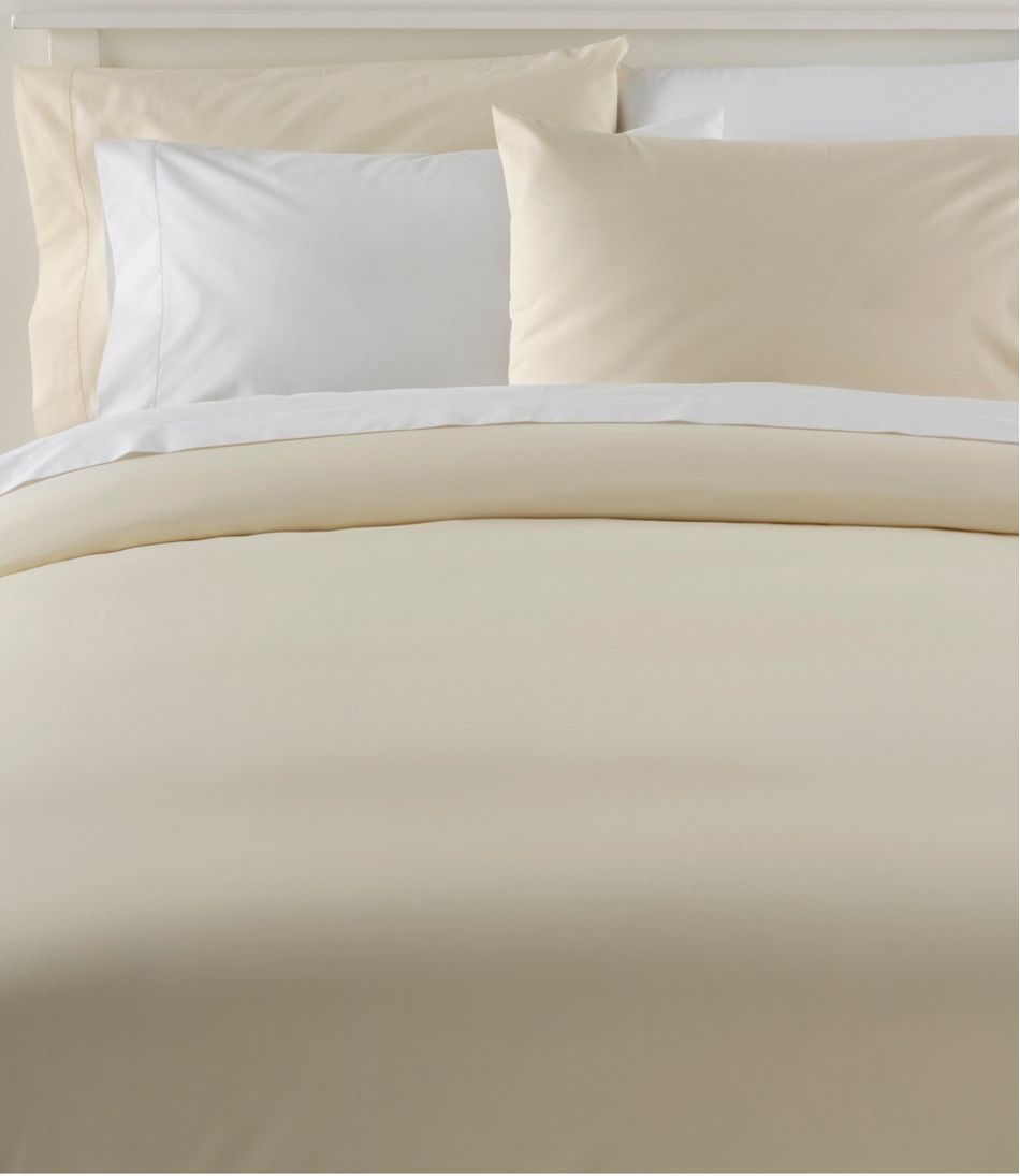 280-Thread-Count Pima Cotton Percale Comforter Cover Collection | L.L.Bean Signature