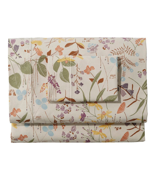 Birch Floral Percale Sheet Collection | L.L.Bean Great Value