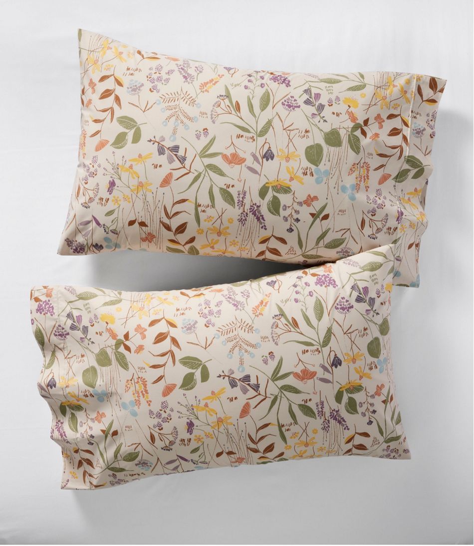 Birch Floral Percale Sheet Collection | L.L.Bean Great Value