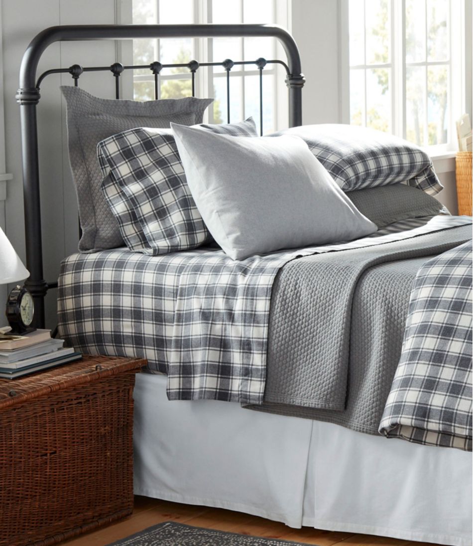 Ultrasoft Comfort Flannel Sheet Set, Check | L.L.Bean Latest