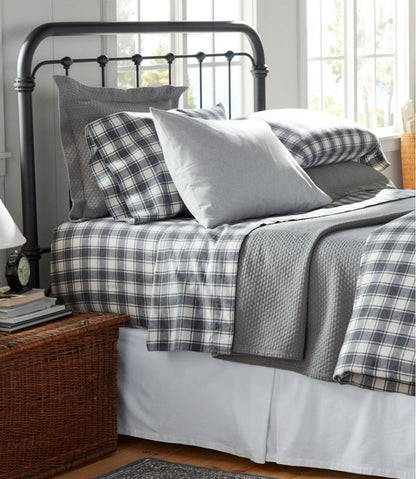 Ultrasoft Comfort Flannel Sheet Set, Check | L.L.Bean Latest