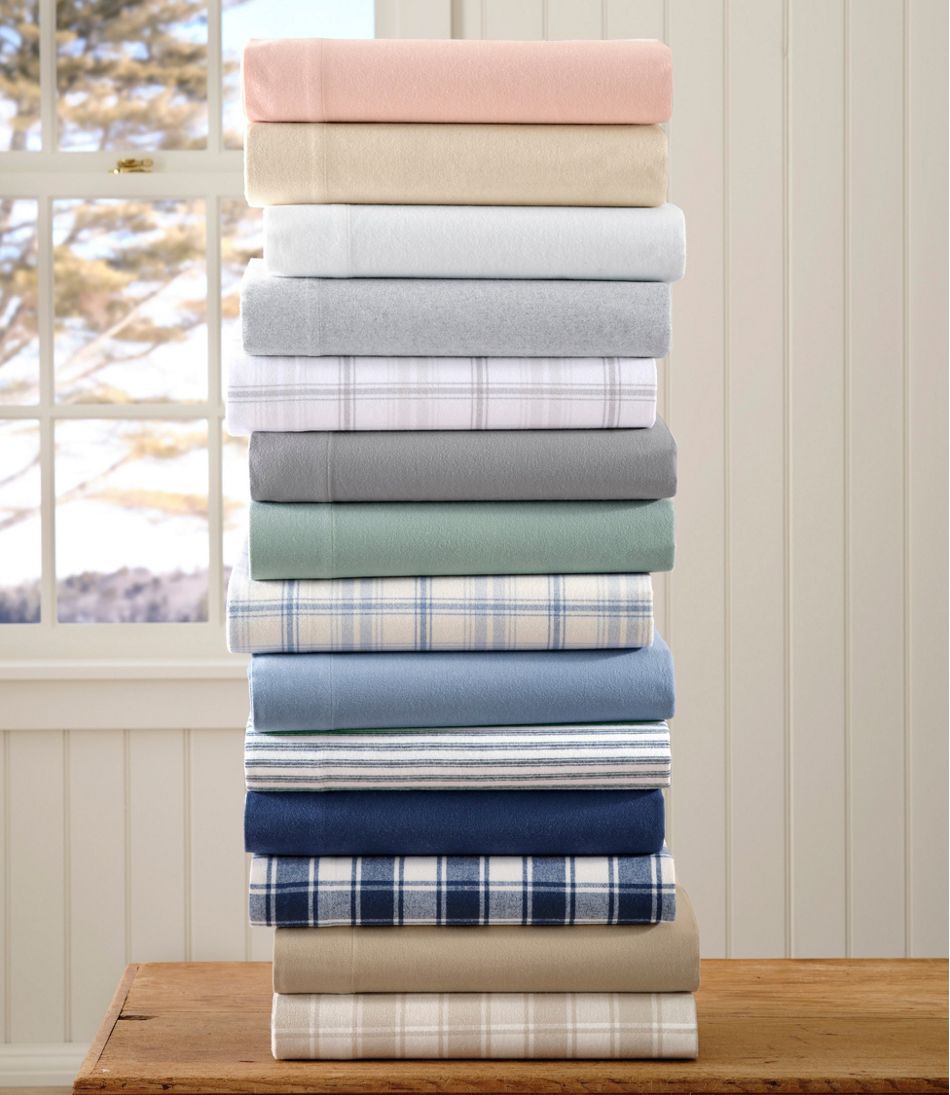 Ultrasoft Comfort Flannel Sheet Set, Check | L.L.Bean Latest